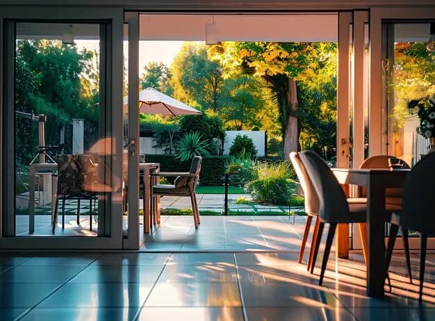 Eco friendly recyclable aluminium door