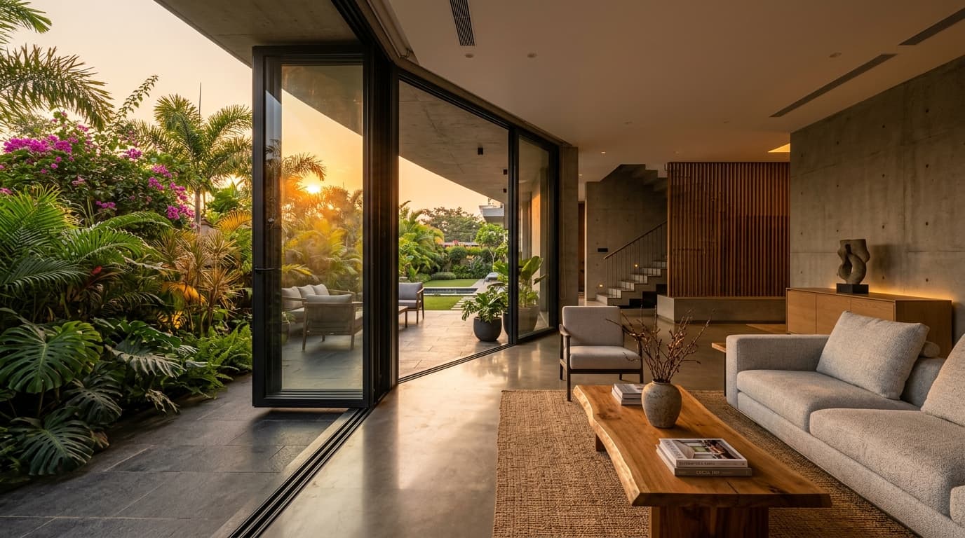 Modern Aluminium Glass Door
