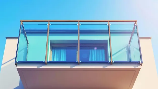 Rust proof aluminium railing finish