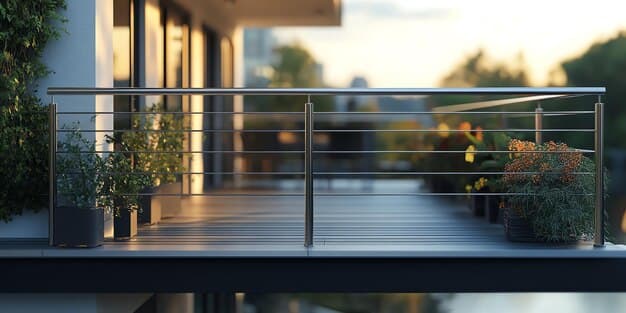 Safe anchor railing installation