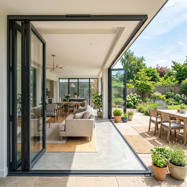 Soundproof aluminium door insulation