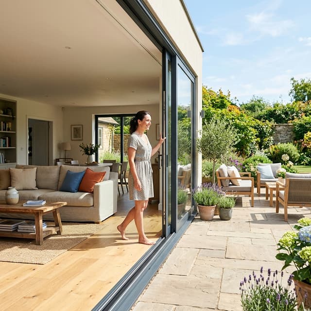Eco friendly recyclable aluminium door