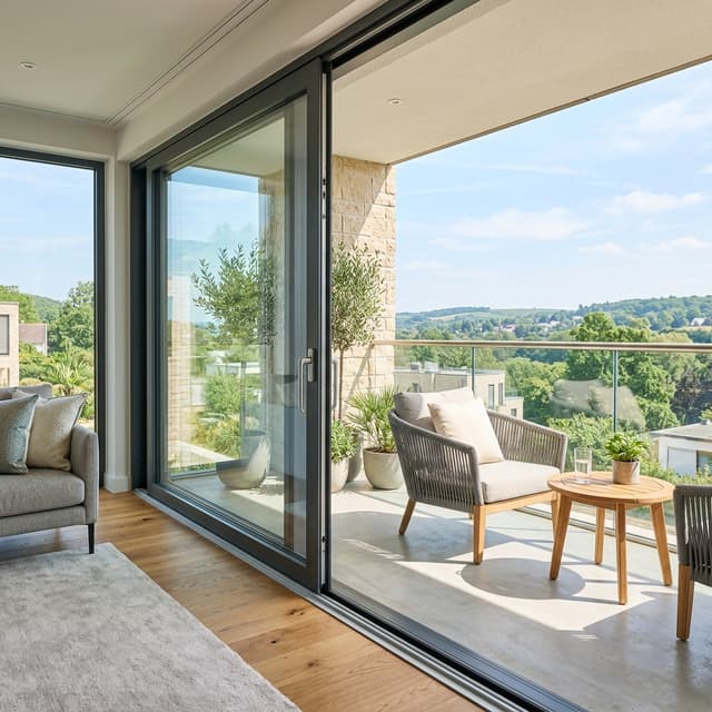 Weather resistant aluminium door frame