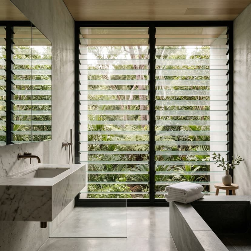 Glass Louvers