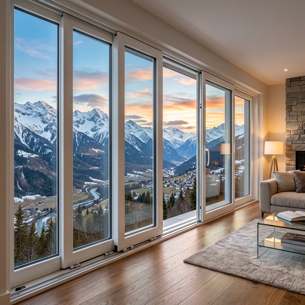 uPVC sliding windows offering smooth operation and space savings