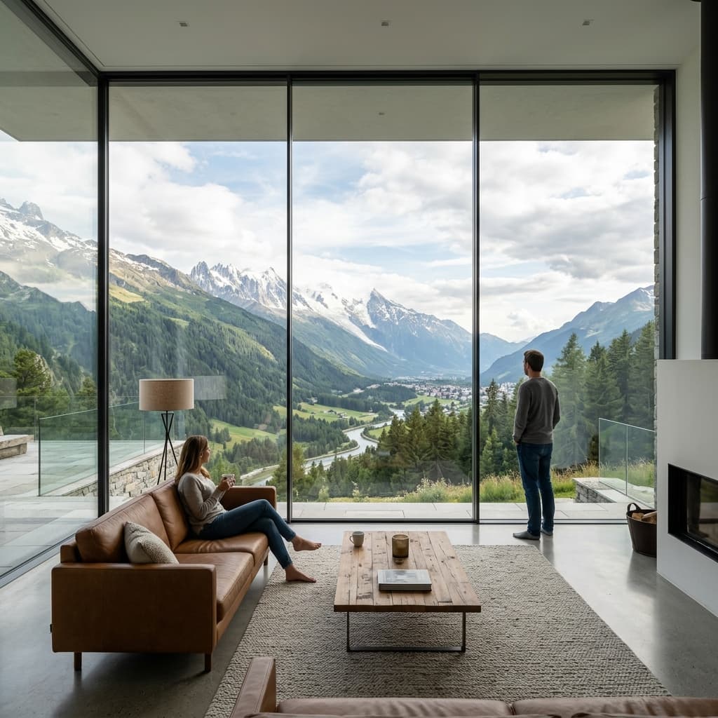 Modern minimal luxury window design