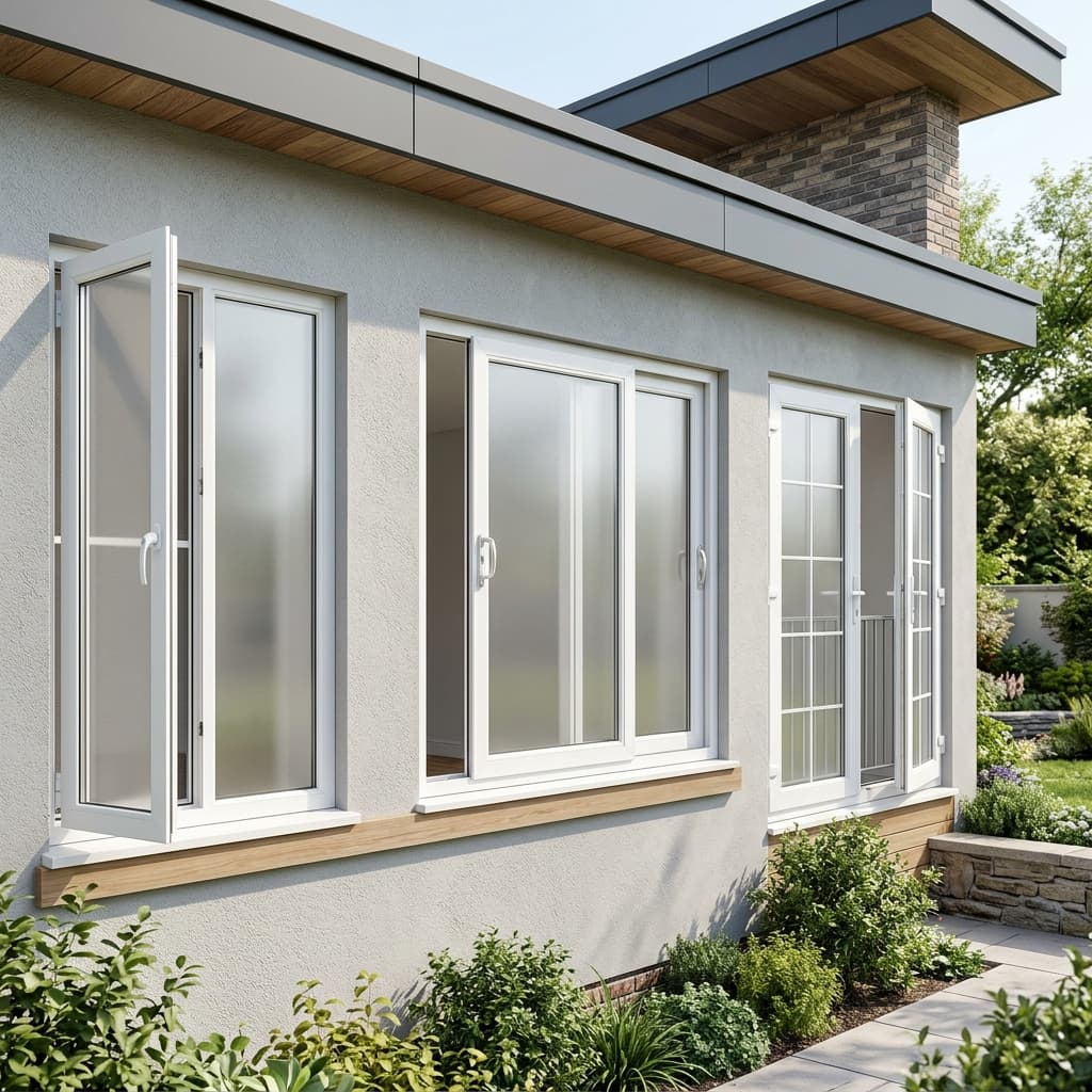 Different uPVC window styles for bedrooms