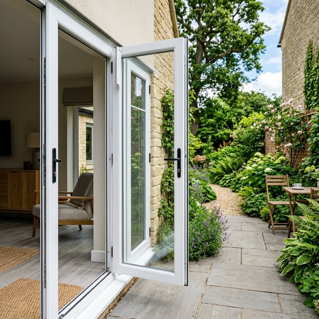 Premium uPVC doors providing weather-proof barrier