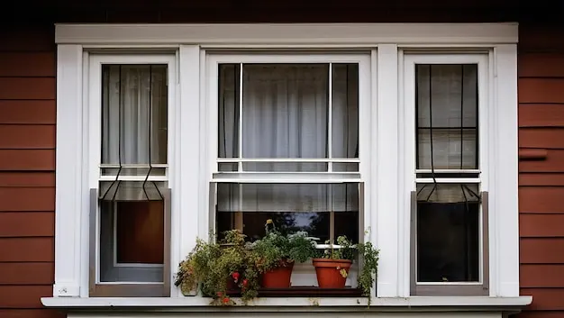 Double-Hung uPVC Window