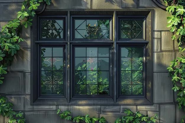 Powder coated aluminium window finish sample