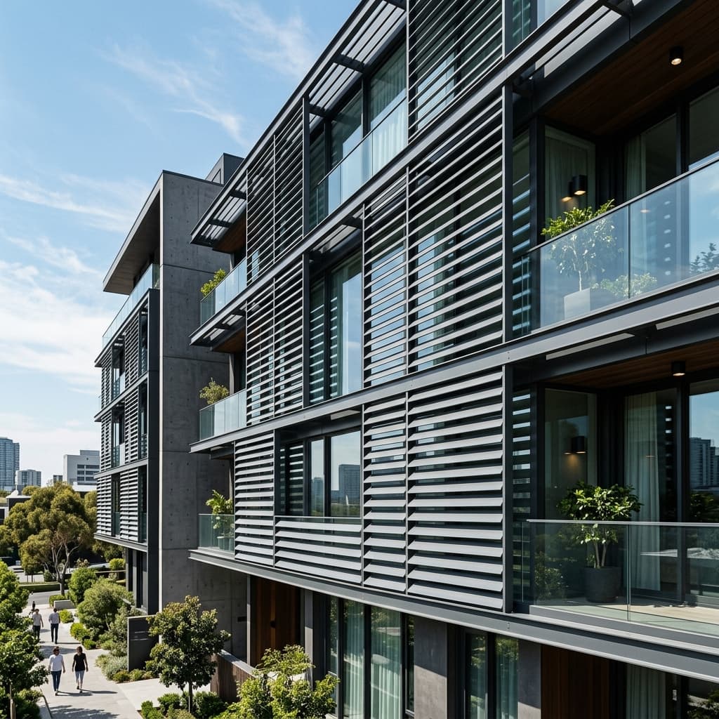 Aluminium Louvers Customization - Samani ECC