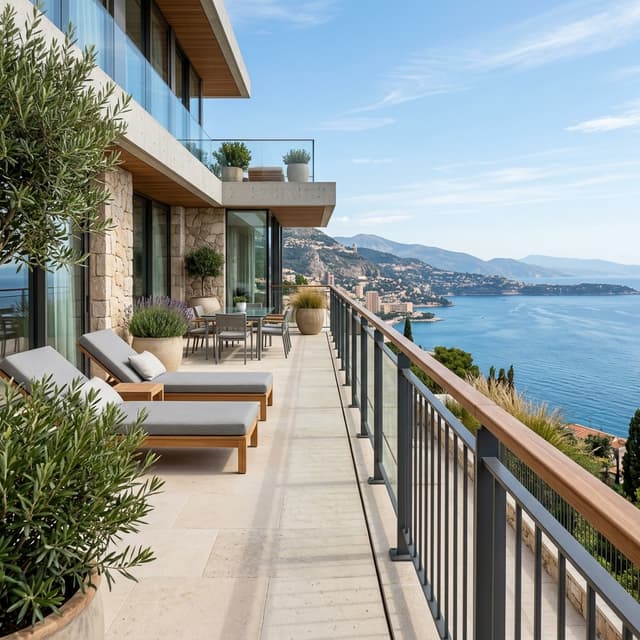 Durable outdoor railing material