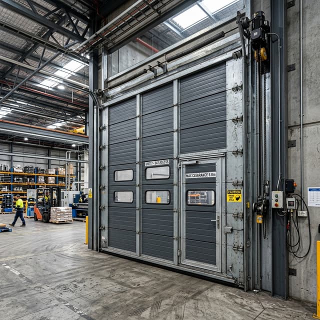 Industrial noise reduction interlock system