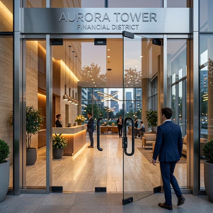 Glass Doors for Office Entrances
