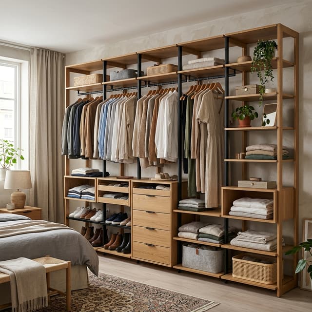 Ventilated wardrobe design