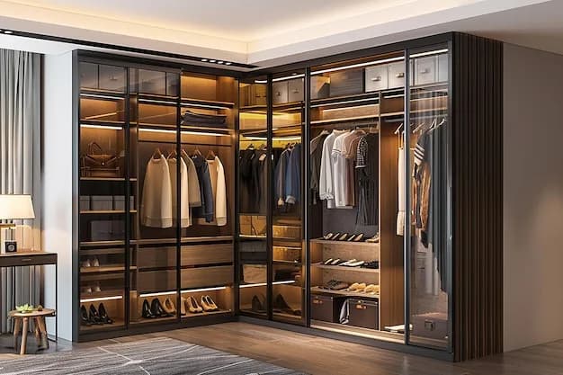 Modern wardrobe finishes and laminates