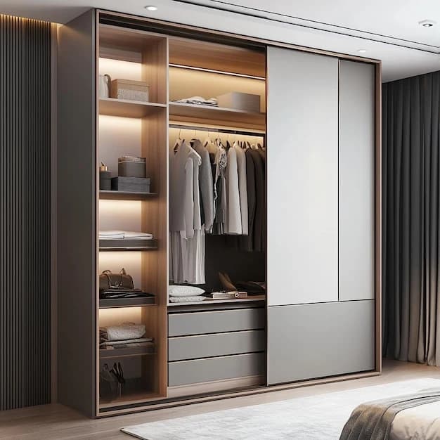 Ventilated wardrobe design