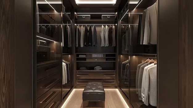 Soft close wardrobe door mechanism