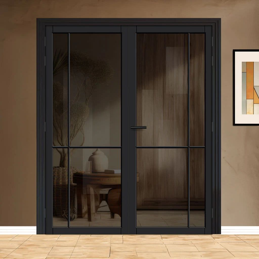 Aluminium Door with Tinted Glass