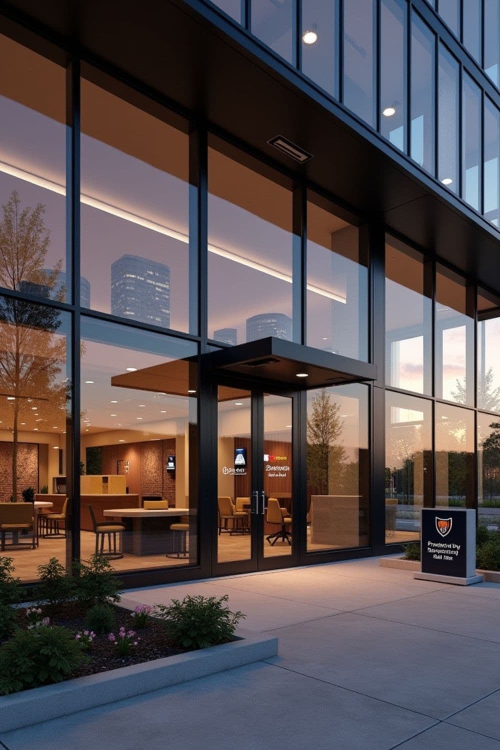 Aluminium Commercial Door