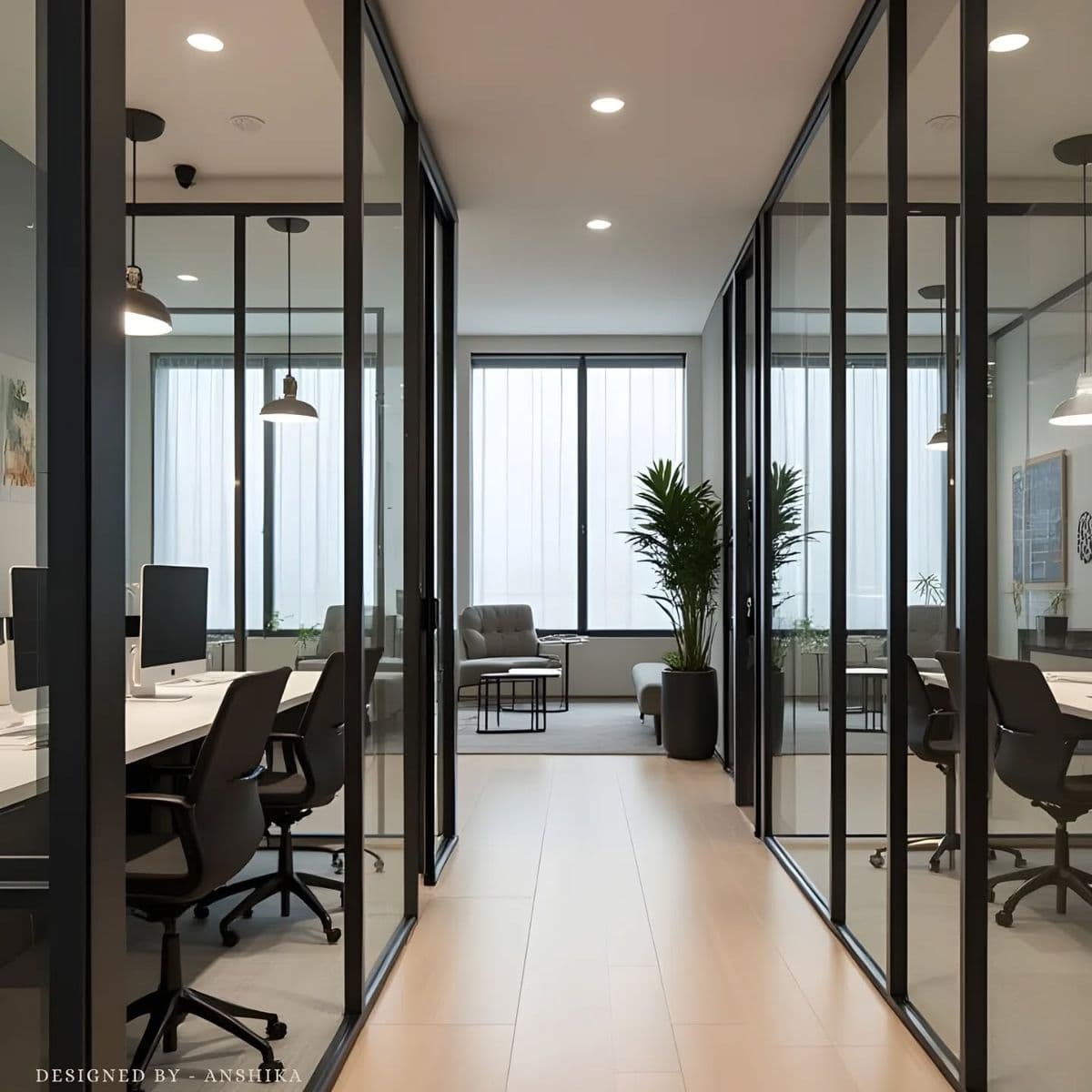 Aluminium Office Door
