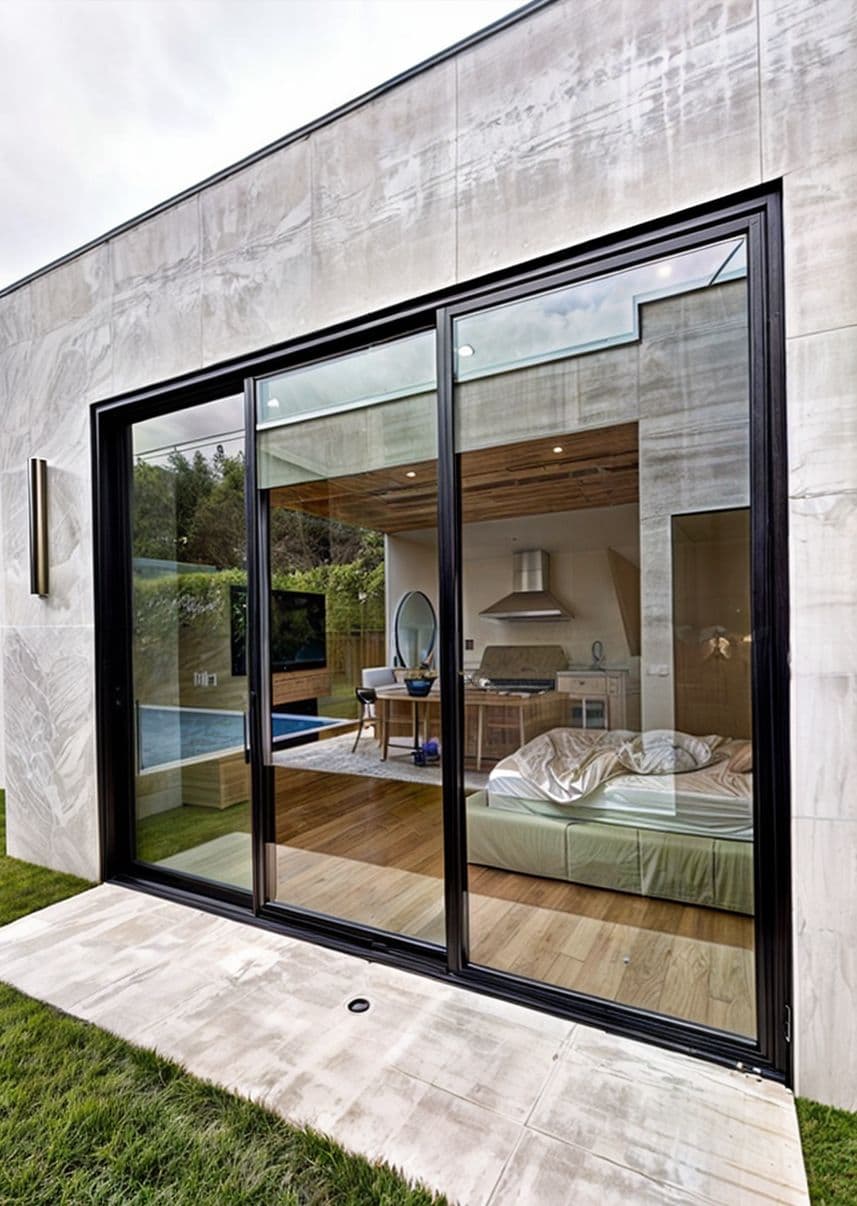 Floor-to-Ceiling Aluminium Door