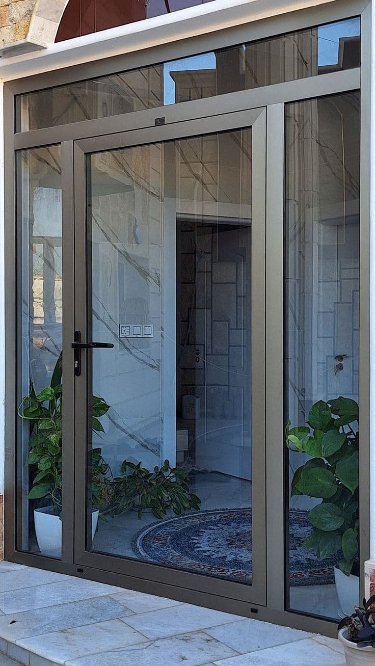 Modern Aluminium Glass Door